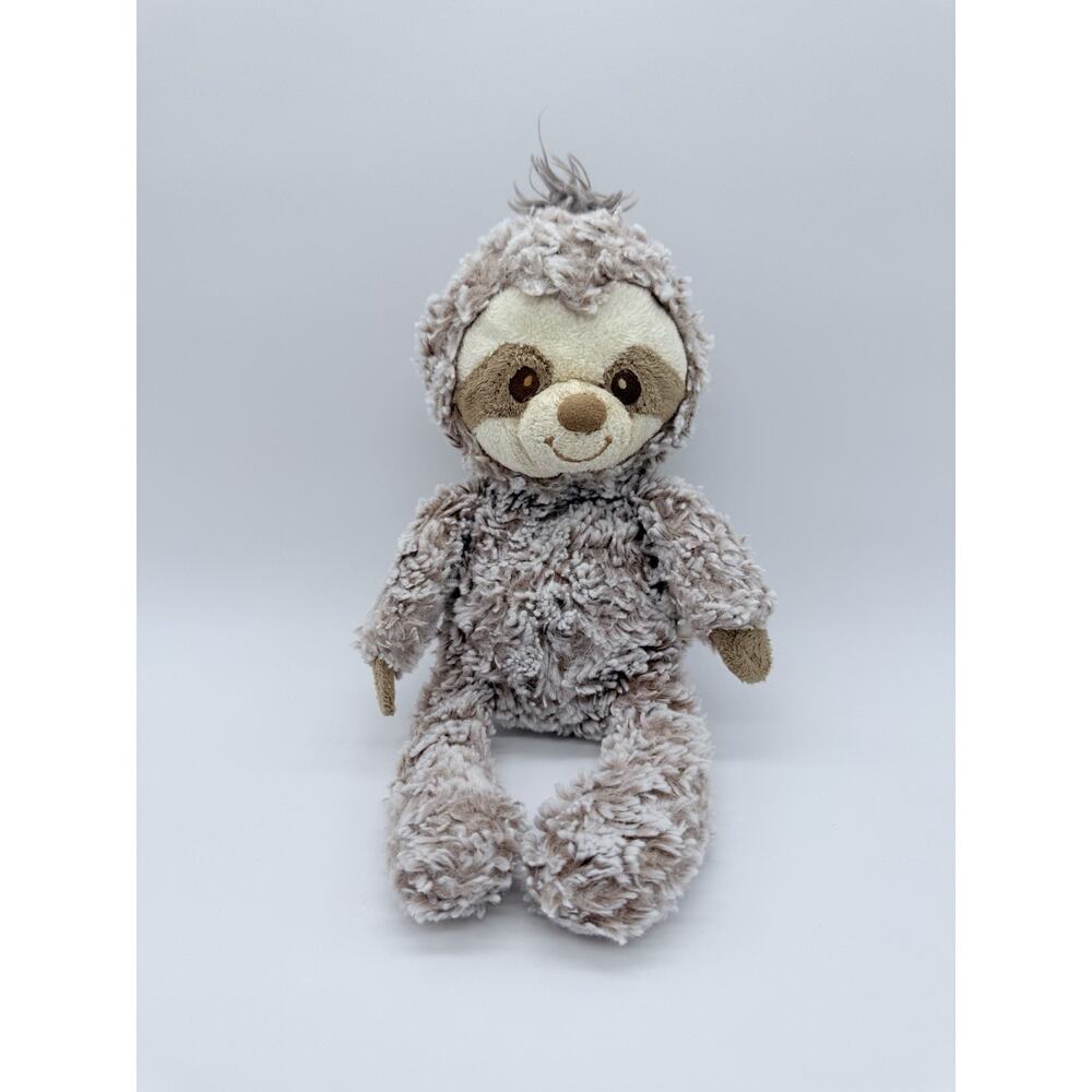Aurora Ebba Sloth Sammie Plush Stuffed Animal Frosted Gray Brown Soft Toy